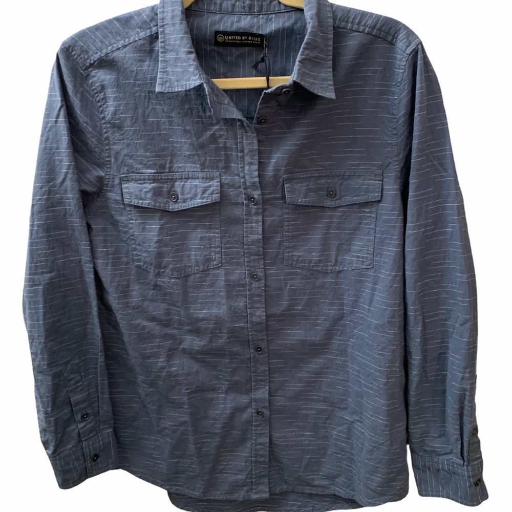 United by Blue organic cotton button up shirt